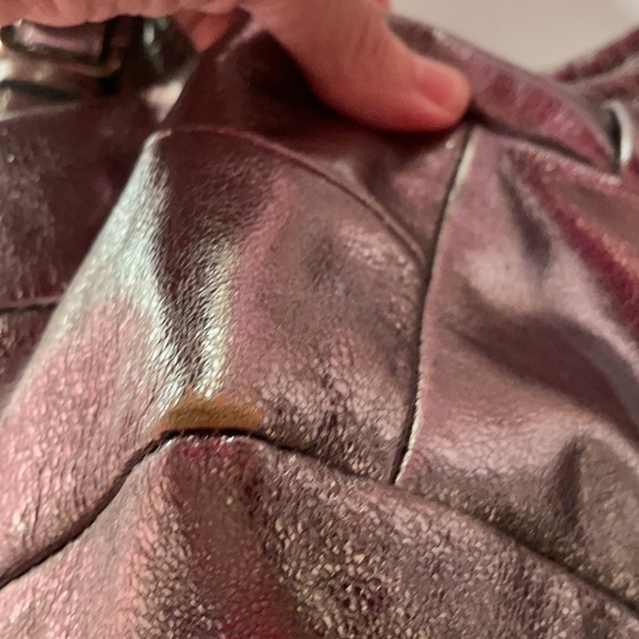 Coach Silver leather Purse 👛. FIRM🔺AS IS🔺 - Picture 6 of 15